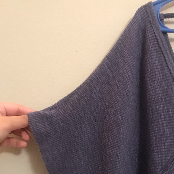 Free People Oversized Ribbed Swing Tee - Picture 3 of 5